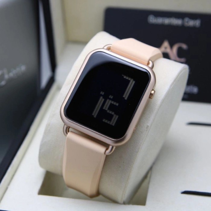 ✅New Ori Jam Tangan Alexandre Cristie Ac 9341 Wanita Cream Berkualitas