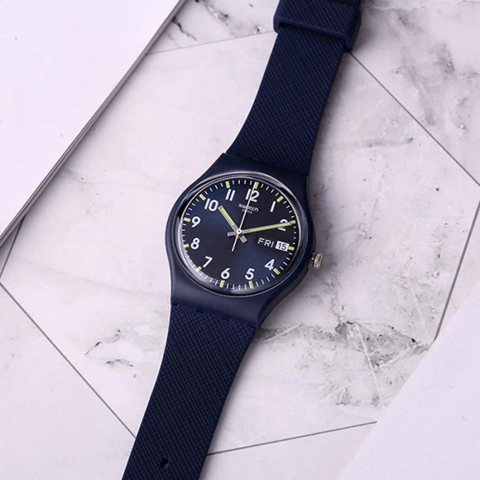 ✅New Jam Tangan Wanita Swatch Gn718 Ungu Original Garansi Resmi 1 Tahun Limited