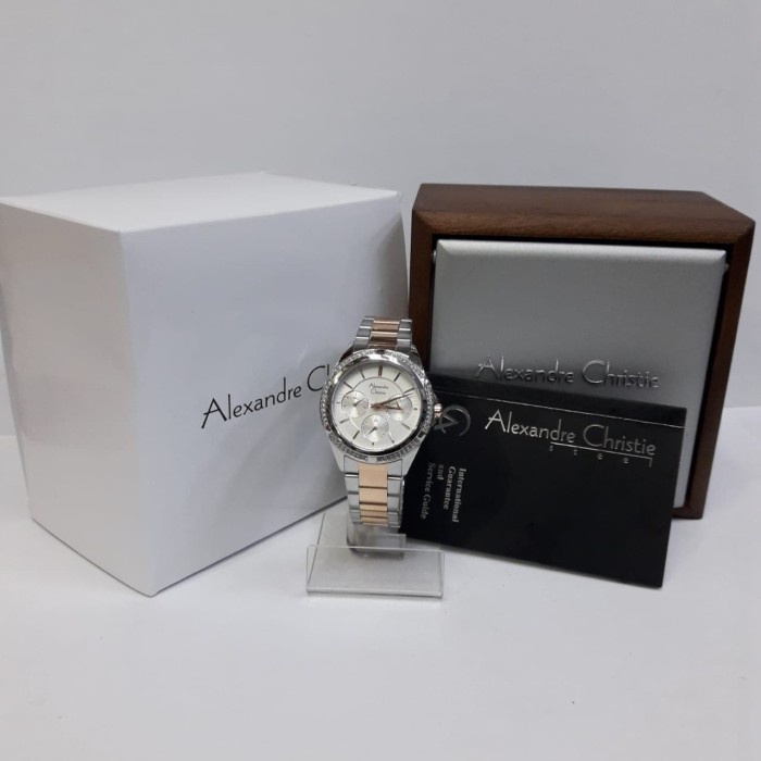 ✅New Jam Tangan Wanita Alexandrechristie Acf 2826 Bfbtrsl Terbatas