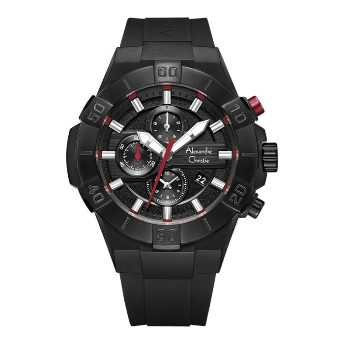 ✅New Jam Tangan Wanita Alexandre Christie Chronograph Ac 6649 Mc Ripreba Terbatas