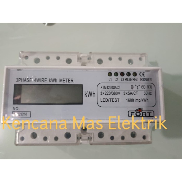 ✨Ori Kwh Meter 3 Phase Digital/Kwh Meter 3Phase Digital Fort Ct Xtm1250Sact Terbatas