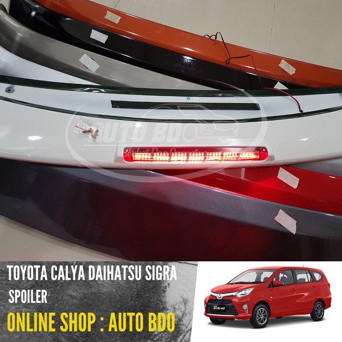 NEW SPOILER CALYA & SIGRA PLASTIK ABS BERKUALITAS ORIGINAL TERBARU
