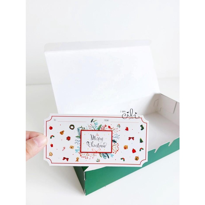 

Kotak / Box / Dus / Kotak Kue Kado Natal 24 X 11.5 X 5 Per 10 Pcs 076