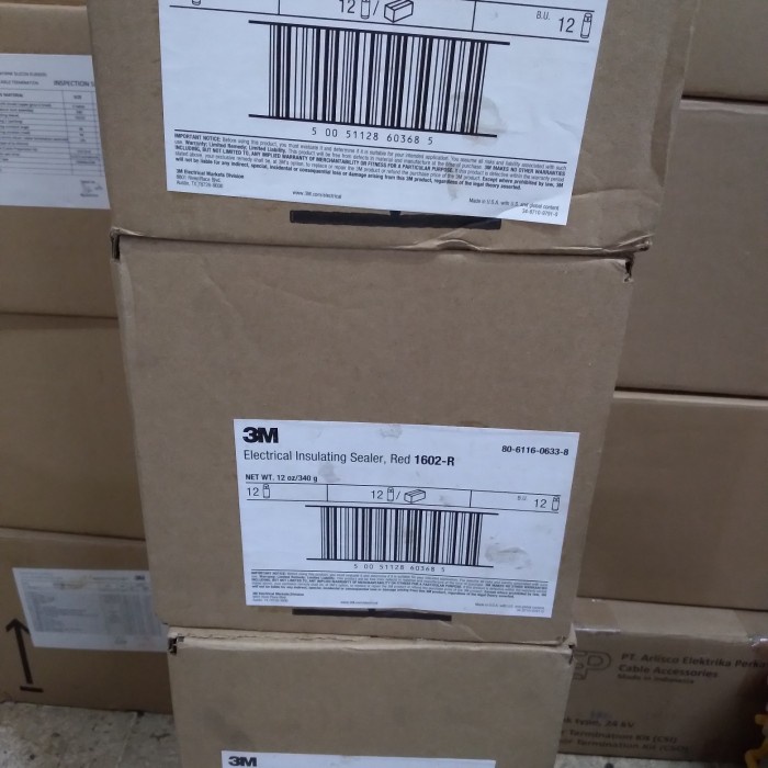 3M Electrical Insulating Sealer 1602 Red -Tatasie