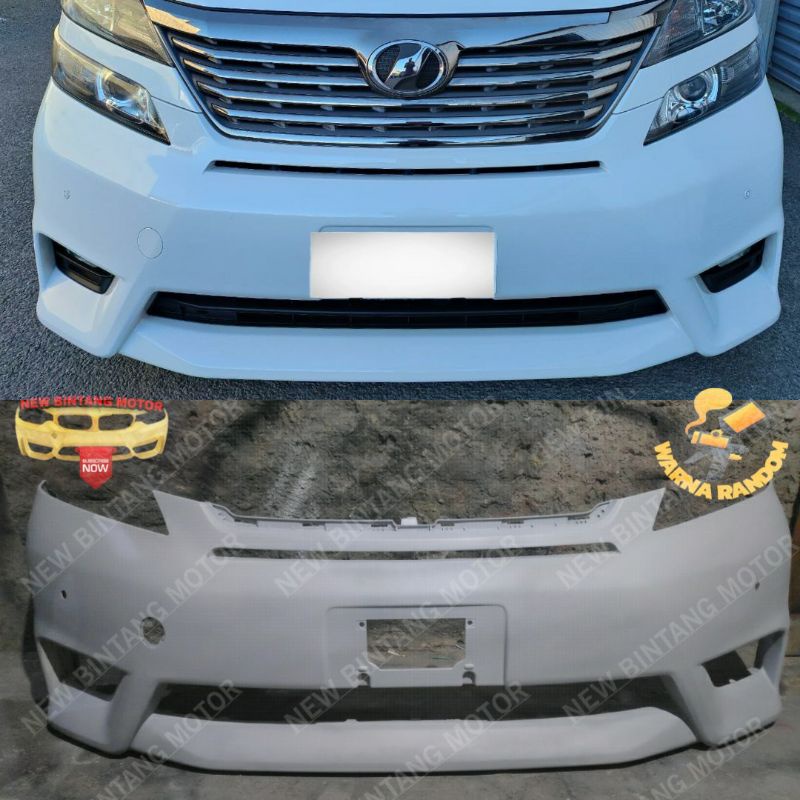 Bumper depan toyota vellfire 2010 2014 original