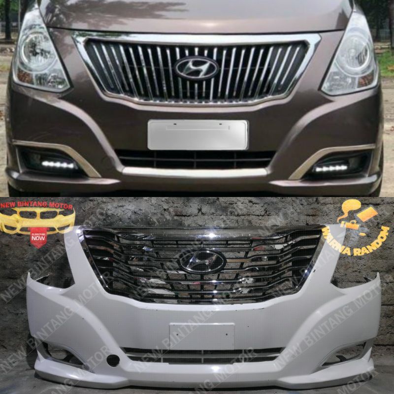 Bumper depan hyundai H1 facelift 2014 2017 original