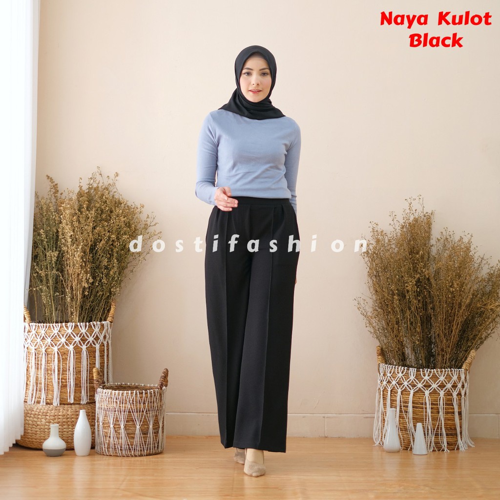 [PREMIUM] BEST PRODUCT Dostifashion Naya Kulot / Celana Bahan Panjang Wanita Formal Kerja Kuliah