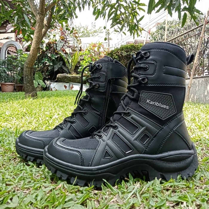 PROMO Sepatu Tactical PDL TNI POLRI Sepatu Safety Boots Militer Kariblues