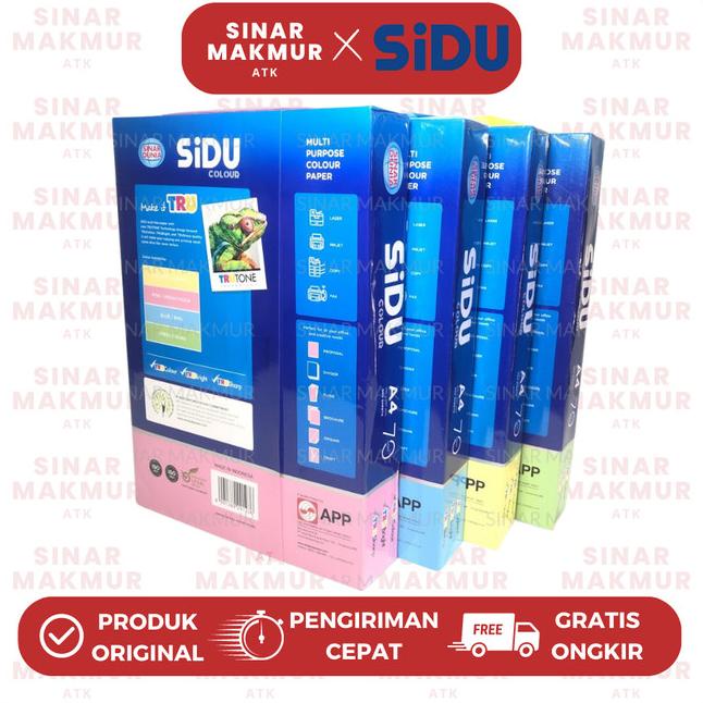 

Kertas HVS Warna/Colour Paper Sidu A4 70gr (RIM) |Top|Best