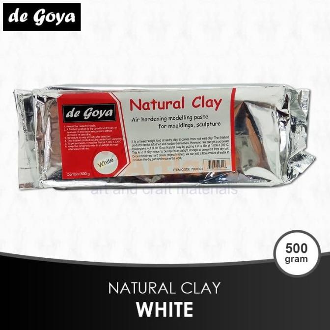 

De Goya Natural Clay White 500G Berkualitas