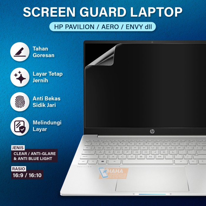 Bae Anti Gores Laptop Hp Pavilion Aero Envy 13.3 14 15.6 Inch Screen Guard