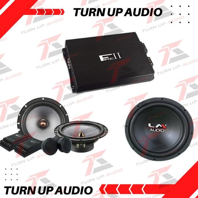 Asli Paket Audio Mobil Full Lm Audio Subwoofer Lm Audio Power 4 Channel Lm Free Ongkir