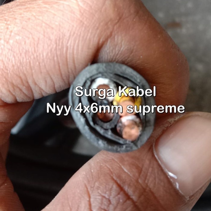 Nyy 4X6Mm Supreme/ Kabel Tufur 4 X 6Mm/ Kabel Kawat 4X6/ 4 X 6