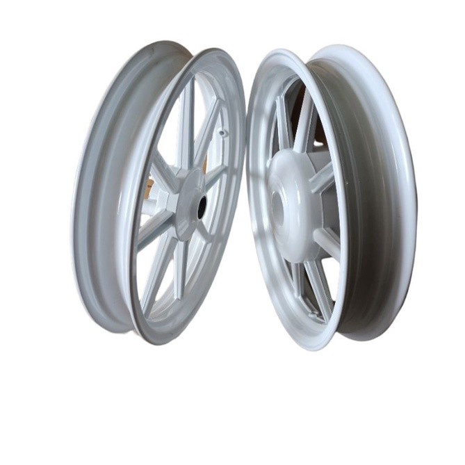 Promo Velg Racing Rossi Comet Plang 8 Ring 14 X215/185 Sepsang Warna Putih