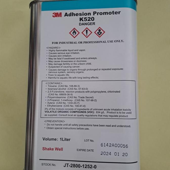 3M Adhesion Promoter K520 Kode 1337