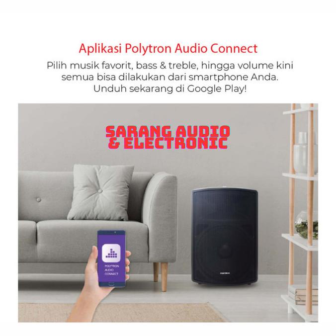 New Speaker Portable Polytron Pas Pro 15 F3 Paspro15F3 Original Karaoke