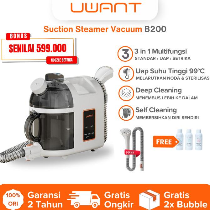 Uwant B200 Vacum Cuci Karpet Sofa Kasur Vacuum Steam Cleaner Extractor Siantarhoming