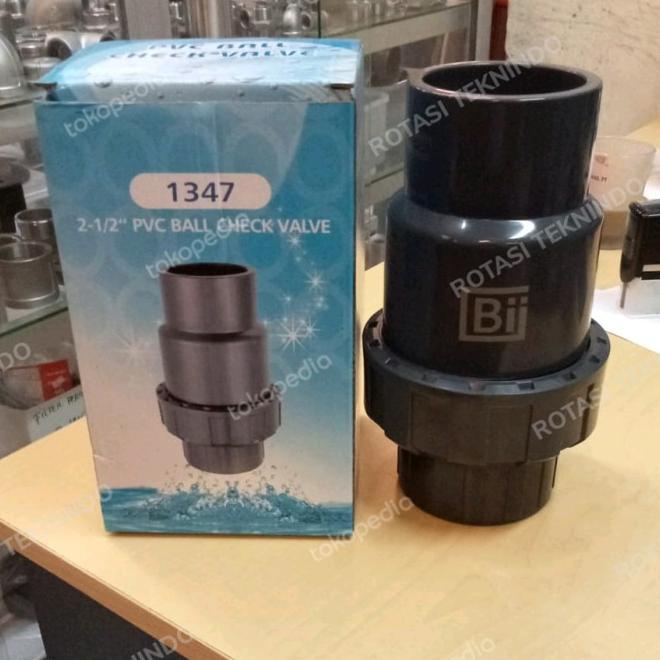 Single Ball Check Pvc 11/2" Inch / Ball Check Valve Single Watermur