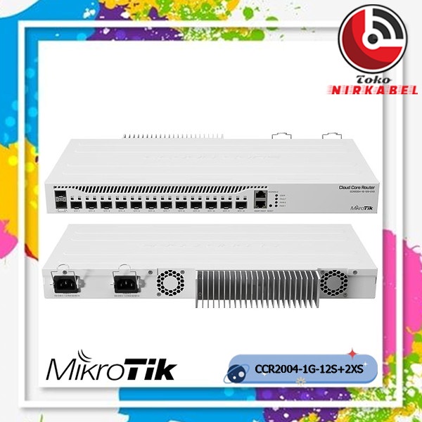 MikroTik CCR2004-1G-12S+2XS CCR 2004 1G 12S+ 2XS CCR2004 1G 12S+ 2XS
