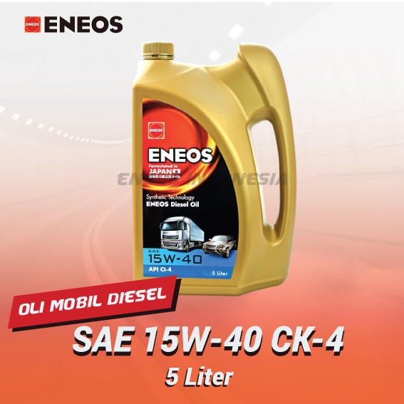[New] Oli Mobil Diesel Eneos Sae 10W-30 Ck-4 Crdi 5 Liter Terbatas