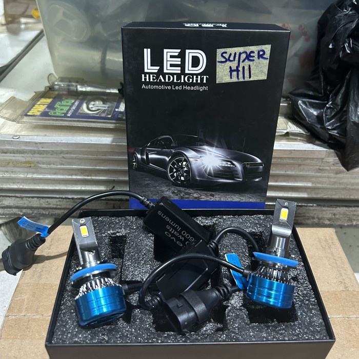 [New Ori] Led H11 Led Mobil H11 3 Warna Super Terang Limited