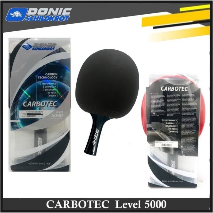 ✨New Ori Bet Bat Tenis Meja Pingpong Donic Carbotec 5000 Original Berkualitas