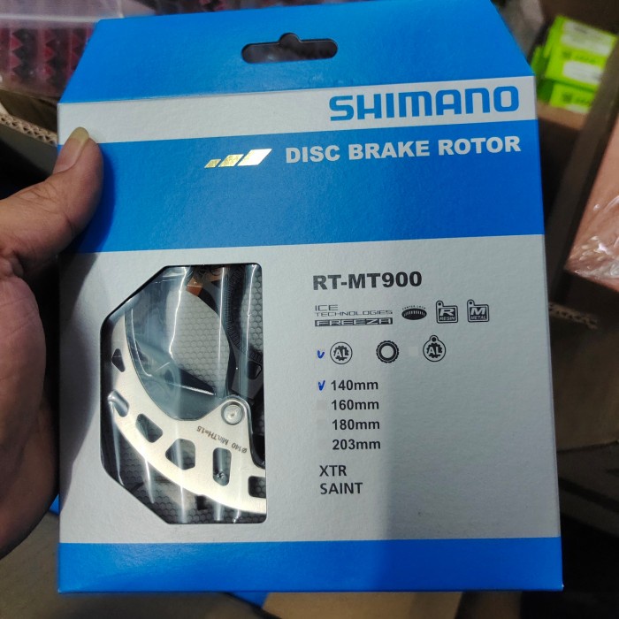✨Ori Shimano Rotor Xtr Rt Mt900 140 Mm Centerlock Icetech Shimano With Dus Diskon