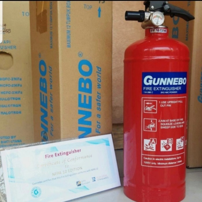 ✅Termurah Apar Gunnebo Abc Dry Chemical Powder 2Kg Chubb Terbaru