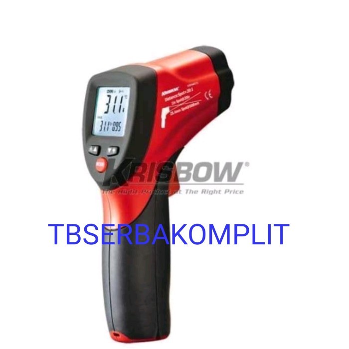 ✅Ready Termometer Infrared Krisbow -50 - 800 Cel Dual Laser Ir Thermogun 800C Diskon