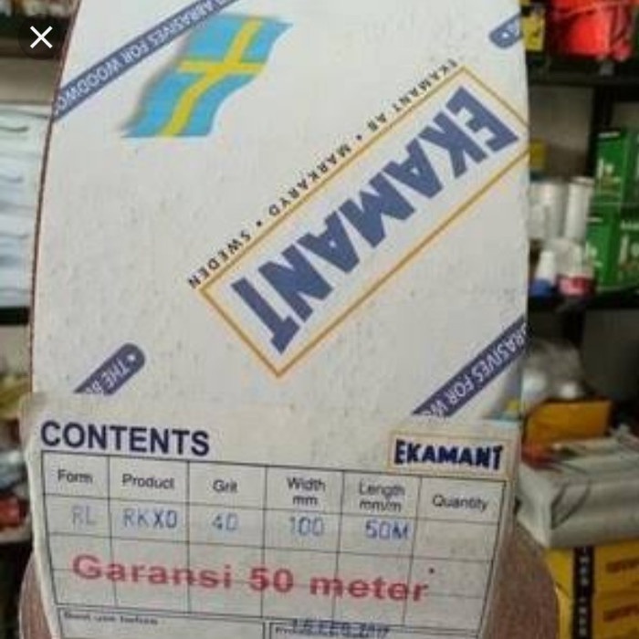 ✅New Ori Amplas Ekamant 120-400 Ukuran 1 Roll Terbatas