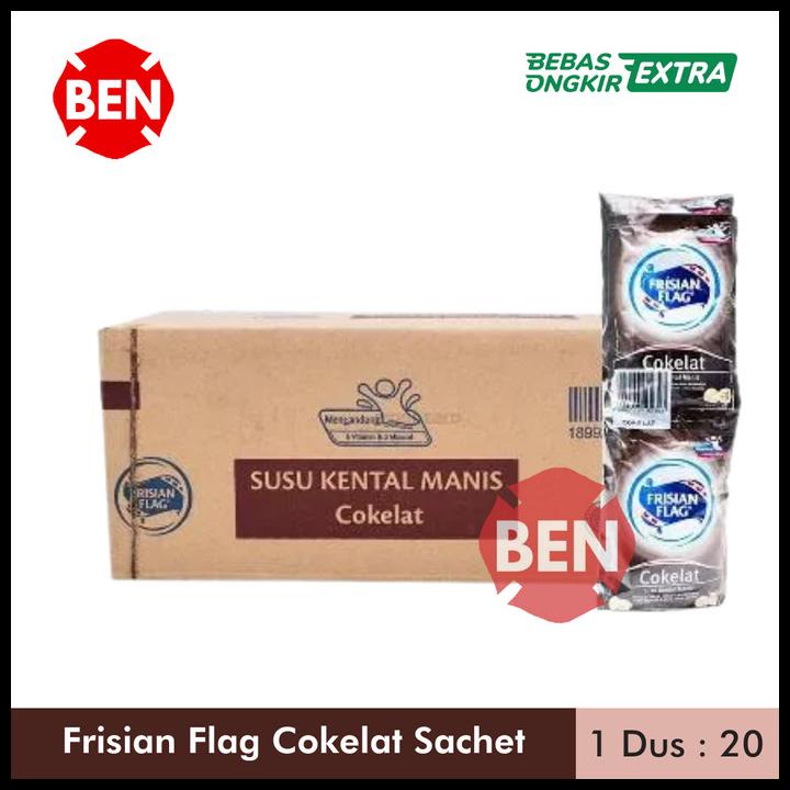 

BEST DEAL FRISIAN FLAG COKLAT SACHET DUS / SUSU BENDERA COKLAT DUS GROSIR !!!!