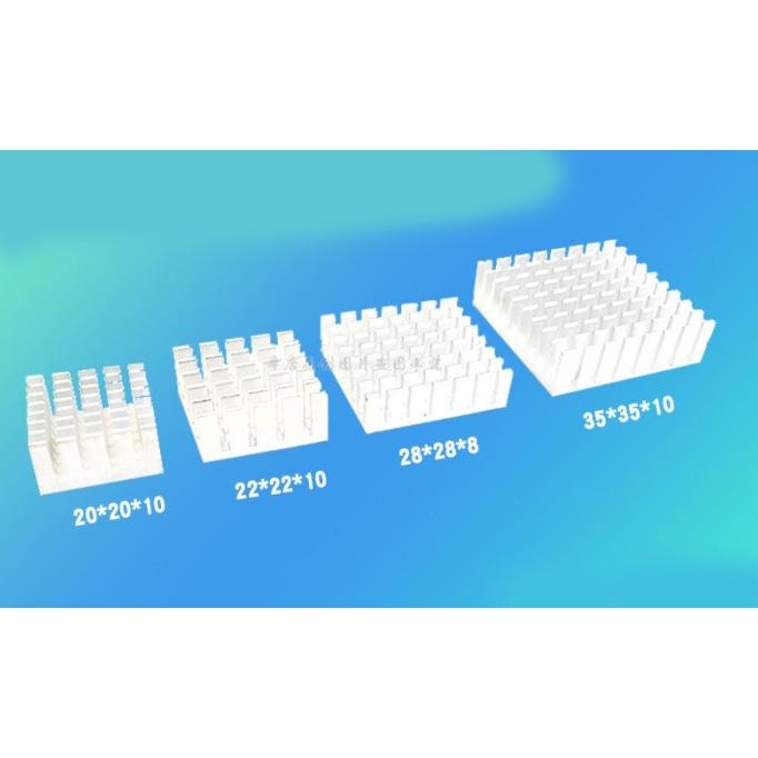 Almunium pendingin Heatsink IC amplifier power (5) -