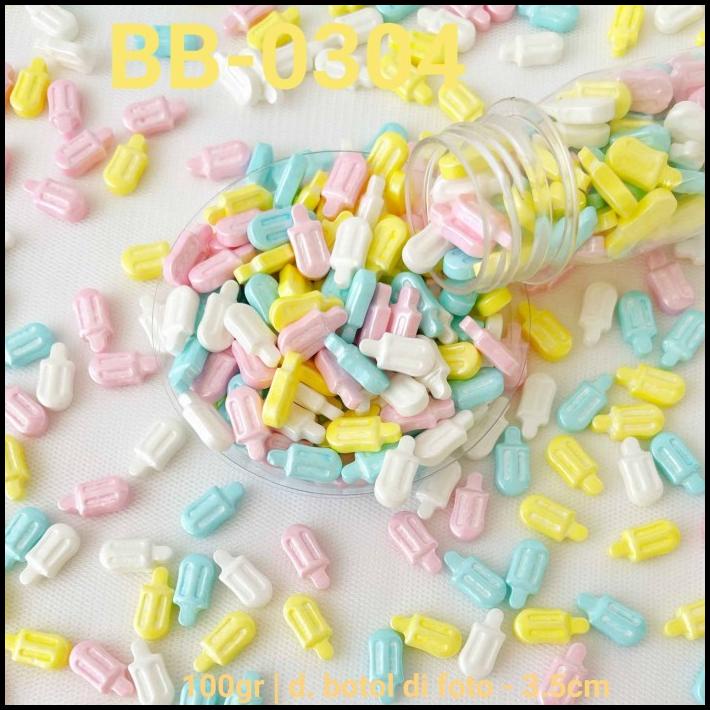 

TERMURAH BB-0304 SPRINKLES SPRINKLE SPRINKEL 100GRAM ESKRIM ICE CREAM POPSICLES !!!