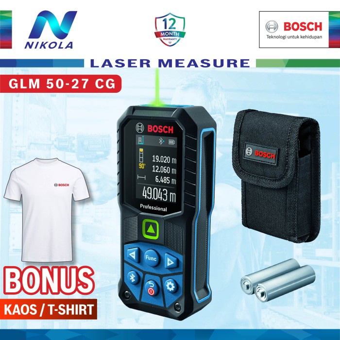 Bosch GLM 50-27 CG Pengukur Jarak Laser