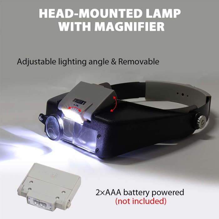 

Kacamata Pembesar Led Ab67 / Kaca Mata Servis / Lampu Reparasi