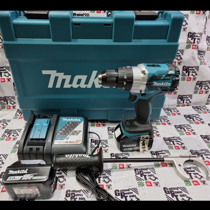 {{{{}}] Mesin Bor Baterai Cordless Drill Makita 18V DDF481 DDF 481