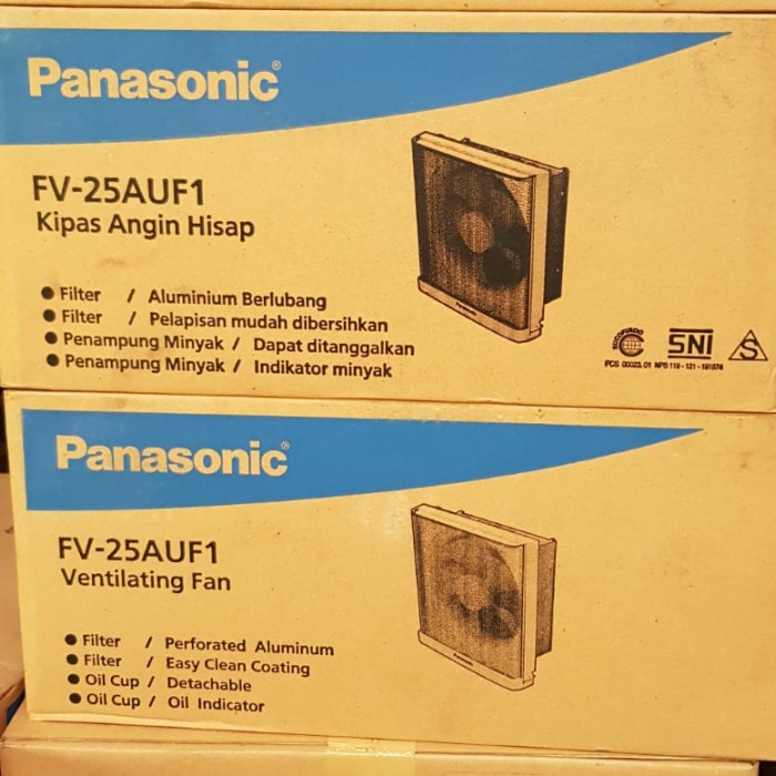 Kitchen Exhaust Fan Panasonic Fv25Auf1 Eksos Dapur 25Auf1/25-Auf/Auf1