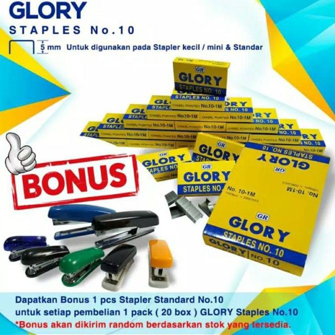 

Pakar Isi Staples, Glory Staples No 10. Bonus Keren! Kode 261