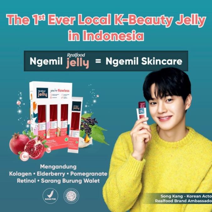 

{SALE} Realfood Jelly Kolagen 12 Pcs Cemilan Ala Korea (Sarang Burung Walet) {Terlaris}