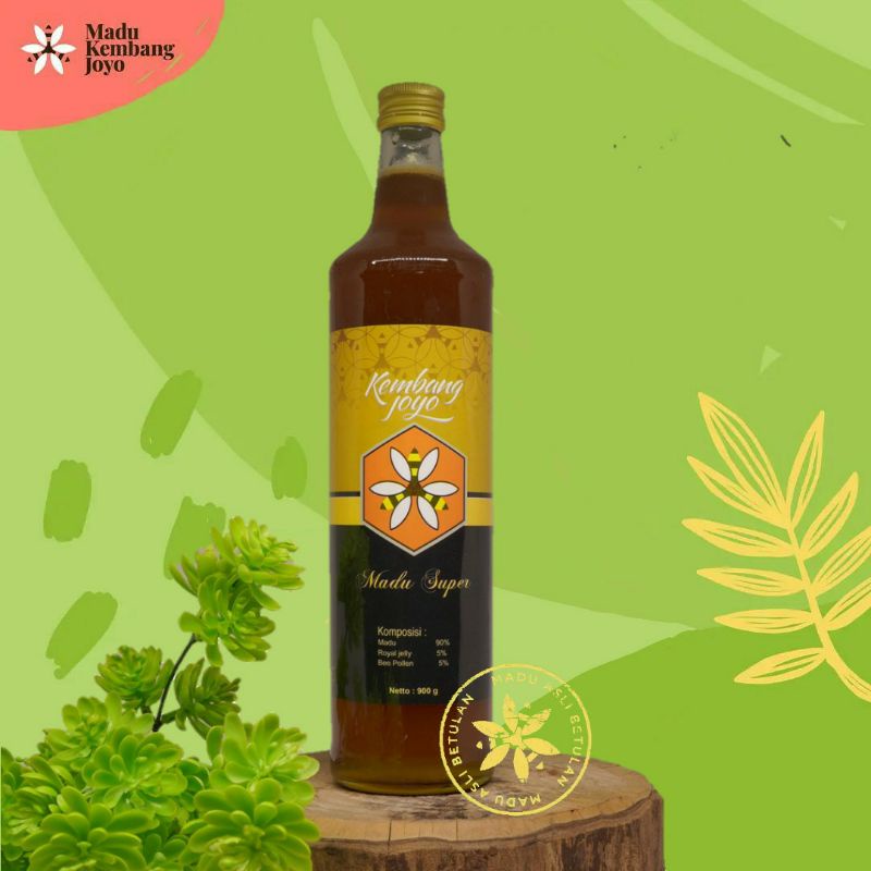 

Madu Kembang Joyo - Madu Super 900gr (Madu + Royal Jelly + Bee Pollen) Madu Asli