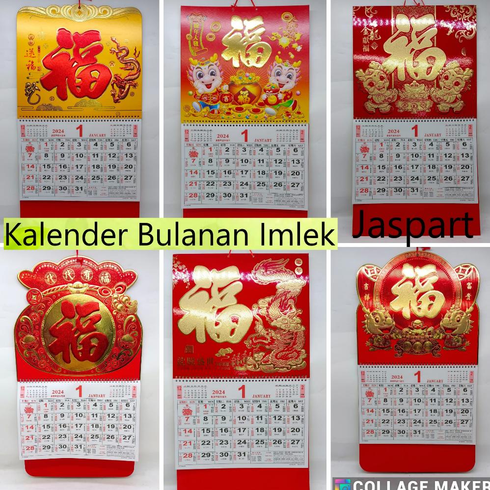 

Kalender Bulanan 2024 Kalender Harian Shio Naga 2024 Tulisan Fu Kalender Hongkong Kalender Imlek Cina Kalender Gantung