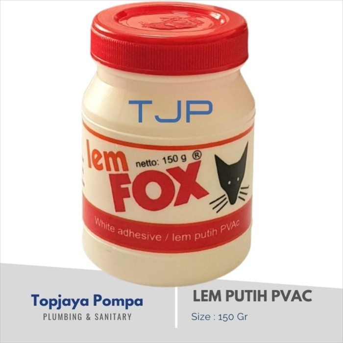 

Lem Putih Fox 150 Gr