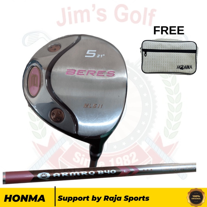 ✨New Ori Stick Golf Fw 5 21' Honma Beres Ml511 *3 Ladies Free Tas Bola Limited