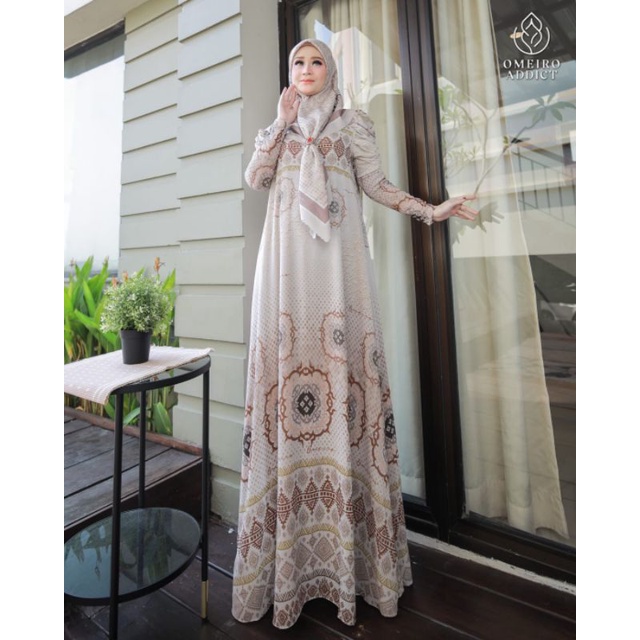 (COD) New Gamis Syari Etnika Voll 2 by Omeiro