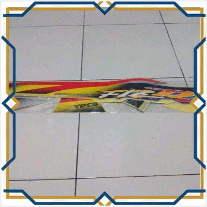 STRIPING YAMAHA F1ZR FIZR DUA WARNA SILVER HITAM 2000