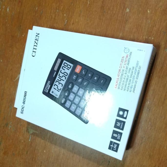 

Calculator / Kalkulator Citizen SDC 805NR 8 Digit Ori / Original