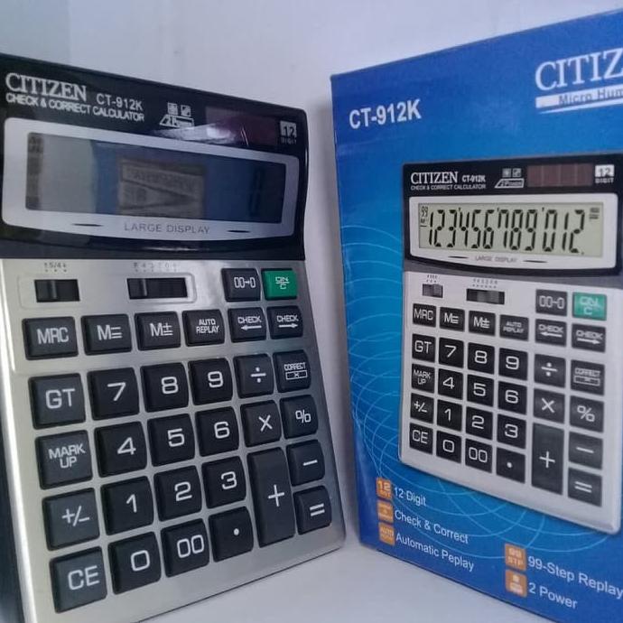 

Populer KALKULATOR CITIZEN CT-912K CALCULATOR baterai aa mudah 12