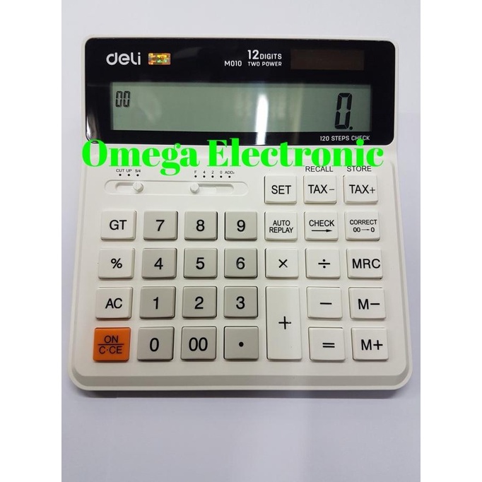 

Deli M010 - Check & Correct Calculator Desktop Kalkulator 12 Digits