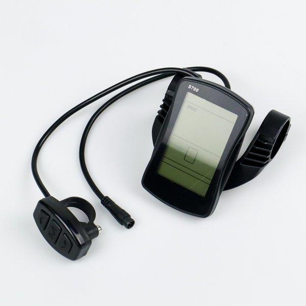 Lankeleisi Speedometer LCD Screen Sepeda Listrik for T8 XC4000 XT750 Elite-Sports - Black