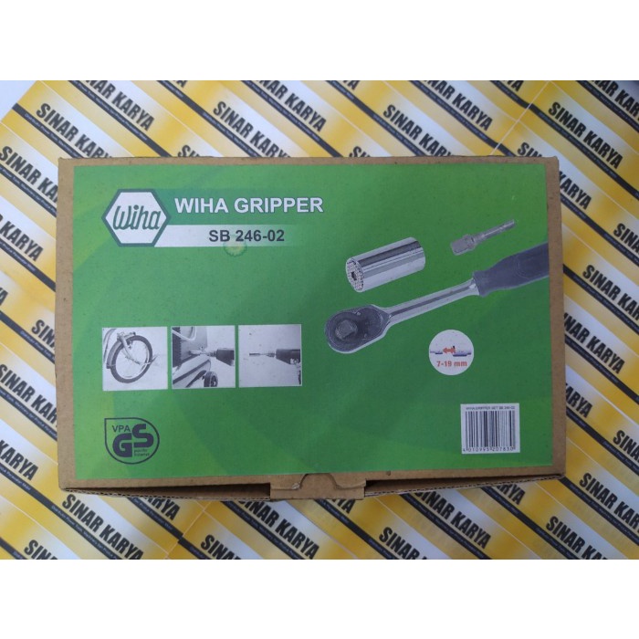 ✅New Wiha Gripper Sb 246 02 Nut Driver Insert Set Hexagon Ratchet 3/8 Obeng Bisa Sameday